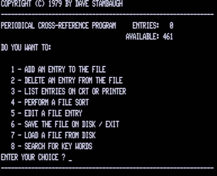 Screen shot
